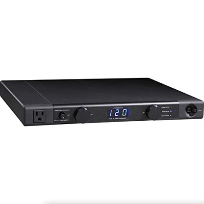 Furman Elite-15i 7-Outlet Linear Filtering AC Power Source | 15A power conditioner, 7 outlets, 3 isolated banks, SMP surge, LiFT filtration, EVS shutdown, 1RU
