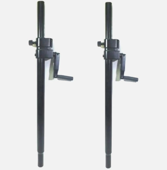 One Pair (2pcs) LASE 101 Speaker SUB Pole Mount with Folding Hand Crank