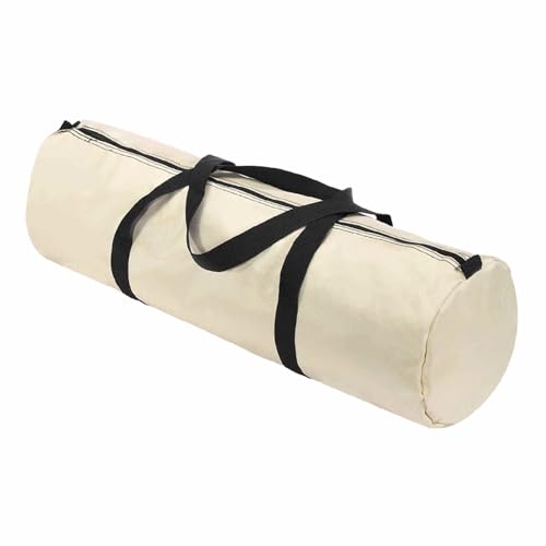 1 Pcs Zippered Tripod Bag, 28 x 11 Inch Water Resistant Oxford Cloth Outdoor Equipment Storage Bag with Handle for Travel Outdoor Camping Sports Fishing Rod, Beige - color: Beige, size: 28 x 11 Inch
