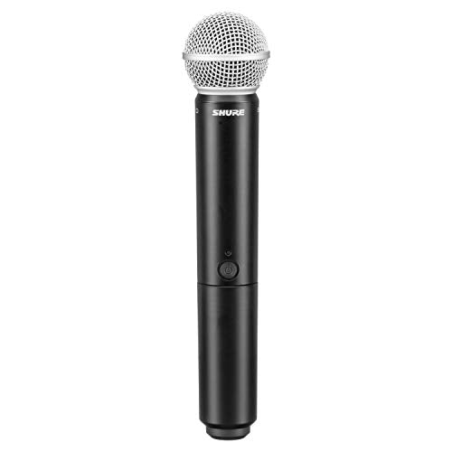 Shure BLX288/SM58 Dual-Channel Wireless Audio System H9 Band (512–542 MHz) – BLX88 Receiver, (2) BLX2 Transmitters with SM58 Dynamic Mic, Up to 14 Hr Battery, 300 ft Range | BLX88 Receiver, (2) BLX2 Transmitters with SM58 Dynamic Mic, Up to 14 Hr Battery,