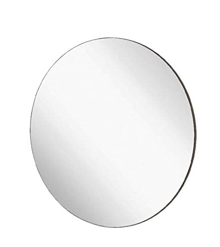 Marketing Holders 15” Round Acrylic Mirror Sheet Tiles Centerpiece Table Top Cover Kids Vanity Gyms DIY Crafts Boats RV Campers Lightweight Durable Ideal for Home Architectural Design - size: 15"L x 15"W