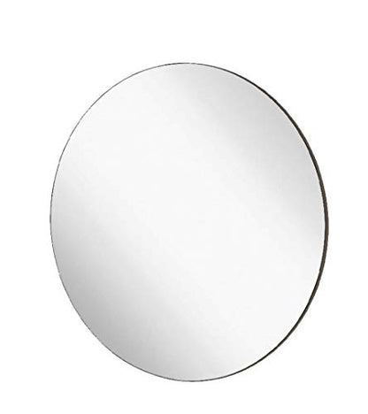 Marketing Holders 15” Round Acrylic Mirror Sheet Tiles Centerpiece Table Top Cover Kids Vanity Gyms DIY Crafts Boats RV Campers Lightweight Durable Ideal for Home Architectural Design - size: 15"L x 15"W