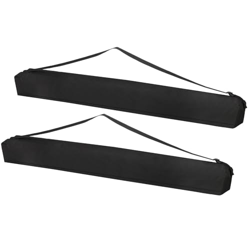 PATIKIL Tripod Carrying Case Oxford Cloth 39.37"x5.12" Black 2Pcs | Padded Tripod Bag with Handles for Light Stands Tripod Photography Accessories - size: 39.37"x5.12"