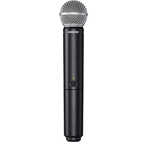 Shure BLX288/SM58 Dual-Channel Wireless Audio System J11 Band (596–620 MHz) – BLX88 Receiver, (2) BLX2 Transmitters with SM58 Dynamic Mic, Up to 14 Hr Battery, 300 ft Range | BLX88 Receiver, (2) BLX2 Transmitters with SM58 Dynamic Mic, Up to 14 Hr Battery