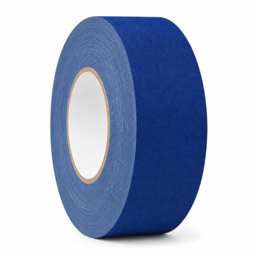 GGR Supplies CGT-80 Gaffers Stage Tape, Dark Blue, 2 in x 60 yd, 1-Pack | 12 Mil Low-Gloss Cloth, Clean Removal from Most Surfaces, Water and Abrasion Resistant, Cable Management, Film, Photography - color: Dark Blue, size: 2 in. (Pack of 1)