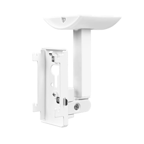 Speaker Wall&Ceiling Mount for Bose UB-20,UB-20 Series II Speaker Wall Mount Bracket for Bose Cube Speakers/Lifestyle/CineMate/Surround/SoundTouch/Acoustimass Home System Tilt&Swivel Adjustable(White) - color: White