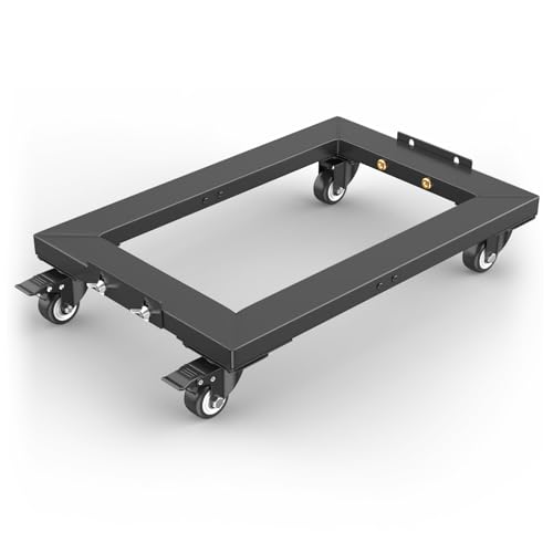 IMAYCC Furniture Moving Dolly 1800LBS, Heavy Duty Dolly cart with Wheels, Reinforced Steel Frame Moving Dolly 4 Wheels with Brake 23.4" x 15.7" Furniture Dolly - size: 1 Pack