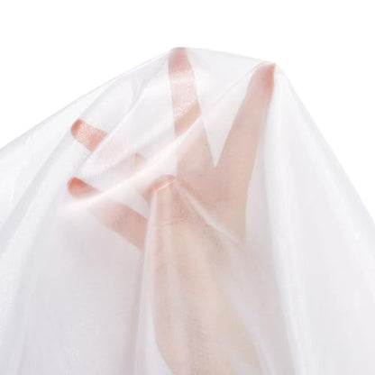 Zilink Dress Bags for Gowns Long Wedding Dress Storage Bags 72 in, 2 Pack - size: 72"-2pcs-Clear-7" Gussted