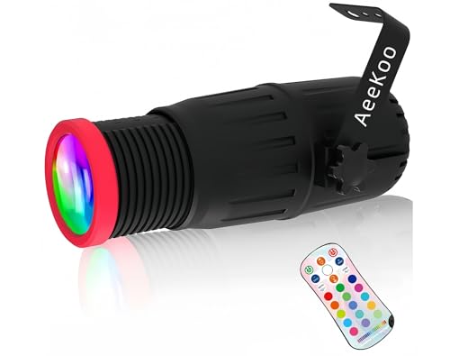 Pinspot Light, Manual Focus 18W RGBW Disco Ball Spotlight