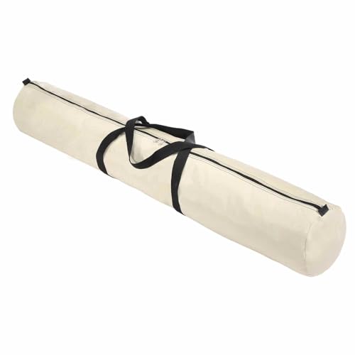 1 Pcs Zippered Tripod Bag, 47 x 7.5 Inch Water Resistant Oxford Cloth Outdoor Equipment Storage Bag with Handle for Travel Outdoor Camping Sports Fishing Rod, Beige - color: Beige, size: 47 x 7.5 Inch