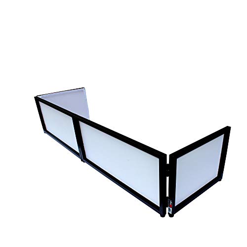 ProX XF-TTFB Tabletop 6 Ft DJ Facade W/Black Frame - color: Black
