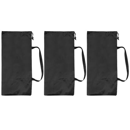 PATIKIL 22 x 10 Inch Tripod Carrying Case, 3 Pack Camera Tripod Carrying Bags Oxford Cloth Padded Bag for Camera Gear Mic Light Stand Sheet Music Photography Accessories, Black - size: 22 x 10 Inch