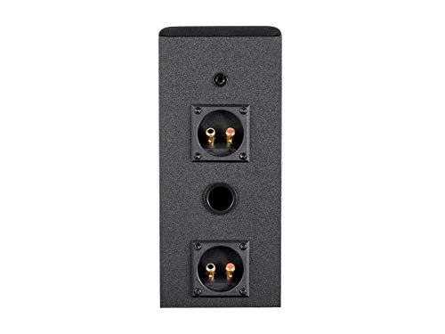 Monoprice Premium Immersive Satellite Speakers - Pair, 3 Inch Woofer, 3/4Inch Aluminum Dome, 100 Watt Input Power, Black