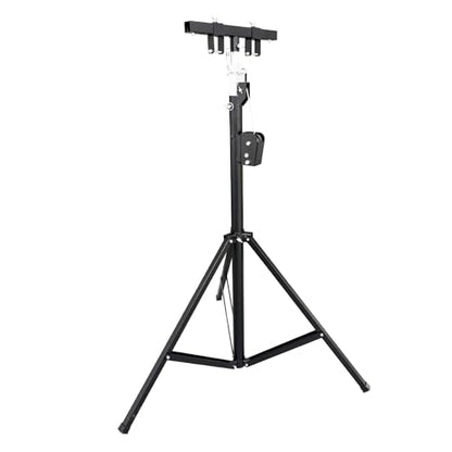 TECHTONGDA Light Trussing Stand 176LB Load Capacity DJ Light Stand, Crank Lighting Stand Speaker Truss, 5.91-13.12 FT Adjustable Height, Portable Music Equipment for Bands Clubs Stages ﻿