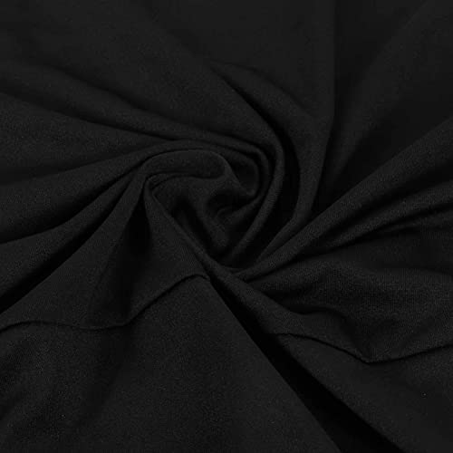Speaker Stand Stretch Cover Tripod Stand Skirt Skrim 360 Degree Cover for Speaker Lighting Black