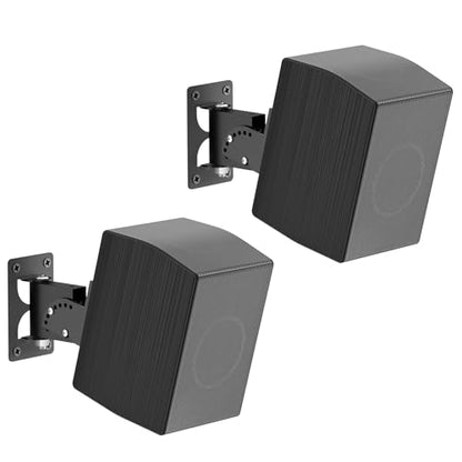 Aiweiwa Pair of Adjustable Speaker Mount for Samsung Q990H/Q990F/Q990D/Q930H/Q930F Rear Speakers - Heavy Duty Wall Mount Speakers Bracket for Samsung Q Series Rear Speaker Wall Mount Up to 30Lbs