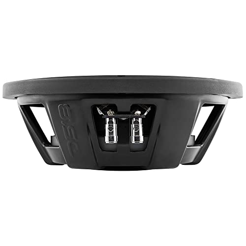 DS18 PSW10.4S 10" Shallow Mount Subwoofer 1000 Watts Max Power 500 Watts RMS Single Voice Coil 4 OHMS Water Resistant - Best Sub for Tight Spaces in Car & Trucks - 1 Speaker - style: 10" Single Voice Coil 4 Ohm