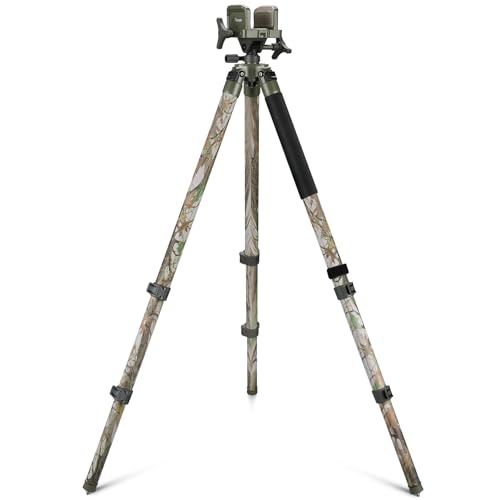 Trakiom Clamping Tripod Rest Aluminum Frame with Integrated Clamp Head - color: Camo