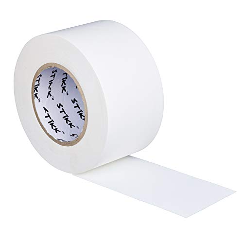 STIKK Gaffer Tape - White Gaffers Tape - 4 inch x 60 Yards - Pro Gaff Tape for Staging Work - Grafting Tape for Filming, Photography, Radio - Effective Heavy-Duty Water Resistant Gaff Tape - color: White, size: 4 inch