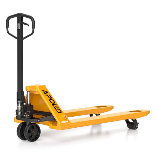 APOLLOLIFT Pallet Jack Trucks 21" W x 48" L Narrow Forks, 5500Lb Heavy Duty - size: 5500lbs-48"x21"