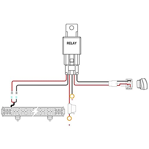 Nilight LED Light Bar 25Inch 162W Spot Flood Combo Off Road 12V 5Pin Rocker Switch Wiring Harness Kit, 2 Years Warranty (ZH081) - size: 25 Inch 162W