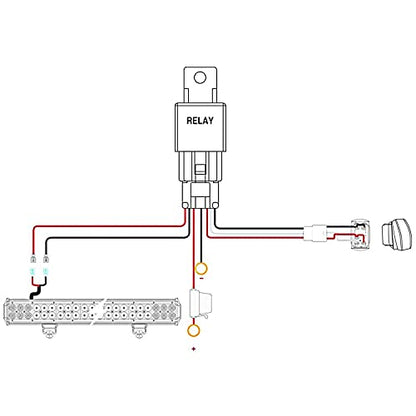 Nilight LED Light Bar 25Inch 162W Spot Flood Combo Off Road 12V 5Pin Rocker Switch Wiring Harness Kit, 2 Years Warranty (ZH081) - size: 25 Inch 162W