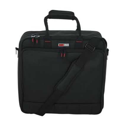 Gator Cases 15.5 x 15 x 5.5" Padded Mixer Carry Bag (G-MIXERBAG-1515) | Fits Compact Medium Format Mixers, Dual Layer Padding, Organized Cable Storage, Adjustable Removable Shoulder Strap - size: 15.5"x 15"x 5.5.", style: Medium Format