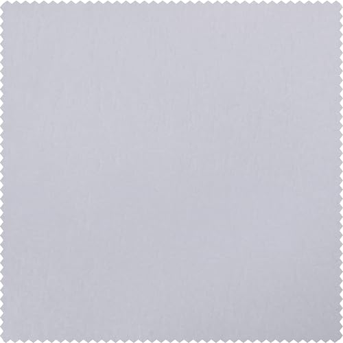 HPD Half Price Drapes Lush Crush Velvet Curtains - Room Darkening Curtain 84 Inches Long for Bedroom & Living Room, Luxury Look, Rod Pocket Design, (1 Panel), 50W x 84L, Pearl White - color: Pearl White, size: 50"W x 84"L (Pack of 1)