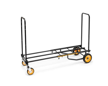 Rock-N-Roller R8RT (Mid) 8-in-1 Folding Multi-Cart/Hand Truck/Dolly/Platform Cart/34" to 52" Telescoping Frame/500 lbs. Frame Capacity, Black - style: R8RT