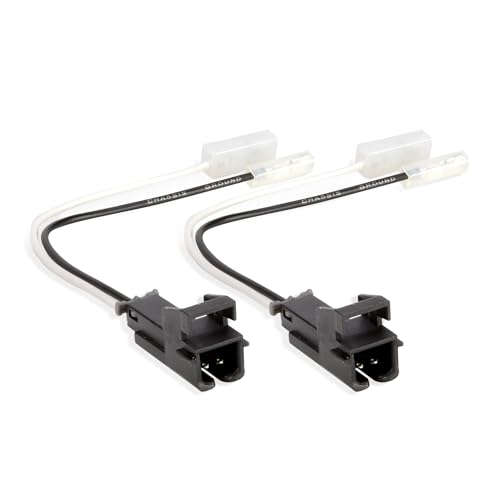 Scosche SHGM03B Car Speaker Wiring Harness Adapter - Compatible with Select 1984-2009 GM Vehicles - Car Audio Wire Harness for Aftermarket Speakers - Sold in Pairs - See Guide Images for Vehicle List