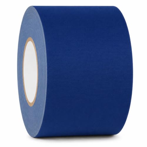 GGR Supplies CGT-80 Gaffers Stage Tape, Dark Blue, 4 in x 60 yd, 1-Pack | 12 Mil Low-Gloss Cloth, Clean Removal from Most Surfaces, Water and Abrasion Resistant, Cable Management, Film, Photography - color: Dark Blue, size: 4 in. (Pack of 1)