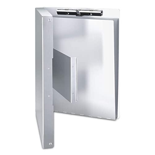 Sunnyclip Aluminum Clipboard with Storage (Legal Size) Form Holder Portfolio Aluminum Metal Binder Heavy Duty with Clip Inside Posse Box, for Office Business Medical Professionals Stationer - size: Legal Size 14.5 x 9 x1 in