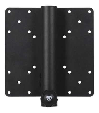 Rockville Acc-TV Speaker Pole Mount for TV Monitors, Up to 66 lbs, VESA | Universal VESA 75x75 to 400x400, 35mm Pole, Steel Construction, 3.1 lbs Portable, M6/M8 Hardware Included