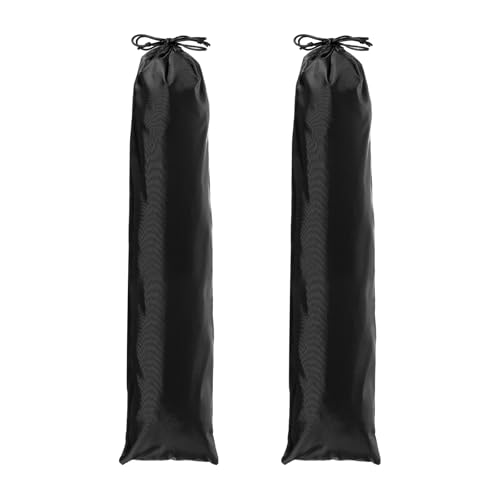 Tripod Case Bag, Nylon Tripod Storage Bag, Long Foldable Monopod Compact Carrying Organizer Pouch- Fitting for (Monopod/Light Stand/Umbrella/Travel) 31 x 6 In & 2 Pack & Black - size: 31 x 6 In
