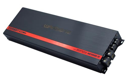 Warzone Series Car Amplifiers - True RMS Power Class D Amps, 1/2/4 Ohm Stable, Multi-Channel and Monoblock Options, Remote Sub Control (3500W / Monoblock) - size: 3500 watt Mono