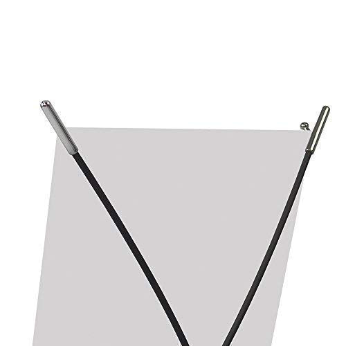 Vispronet Mini Desktop X-Banner Stand – Fits 9.8in x 15.7in Graphics, 5-Piece Vertical Banner Stand for Countertops and Tables, Trade Show Supplies for Promotional Events or Retail Displays - size: 5 pieces