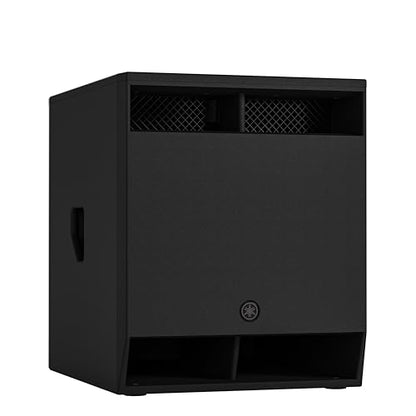 Yamaha DXS18MKIII, 18" 1500W Powered Subwoofer with Bluetooth, Mobile Control Application and Flexible Color LCD Screen, Wood Finish - size: DXS18