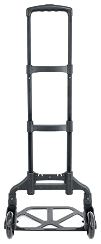 Audiosavings Bundle: Mackie SRT210 10 1600 Watt Powered Active DJ PA Speaker w/Bluetooth Bundle with Rockville GigMate DJ/Musician Aluminum Trolley Transport Hand Truck - Folds Flat (2 Items)