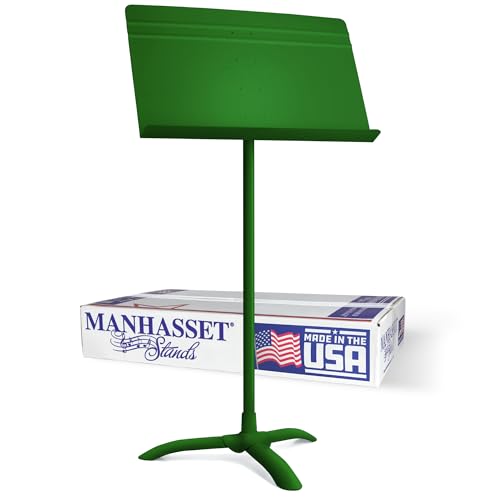 Manhasset 48 Symphony Music Stand for Sheet Music - Model 4801MGN - color: Green, Matte, size: Pack of 1