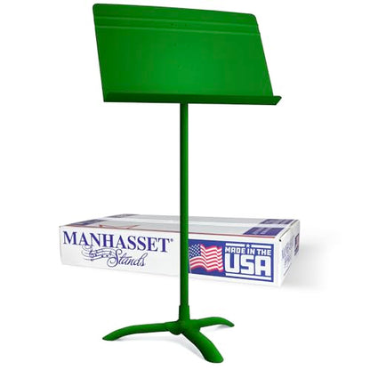 Manhasset 48 Symphony Music Stand for Sheet Music - Model 4801MGN - color: Green, Matte, size: Pack of 1