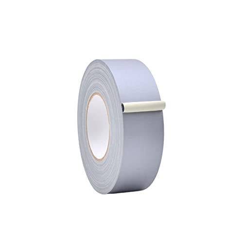 WOD GTC12 Gray Gaffer Tape Low Gloss Finish Film, 2 inch x 45 yards, Residue Free, Non Reflective, Easy Tear, Cloth for Photography, Filming Backdrop, Production - color: Gray, size: 2" inch