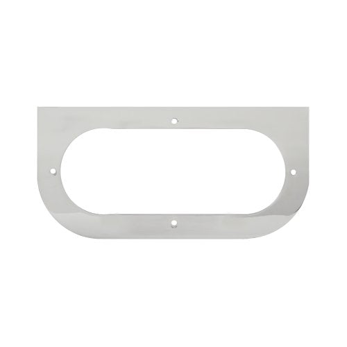 Grand General 81382 Stainless Steel L-Shaped Mounting Bracket with 1-Oval Hole for Standard Oval Light - color: Stainless, style: 1 Oval Hole