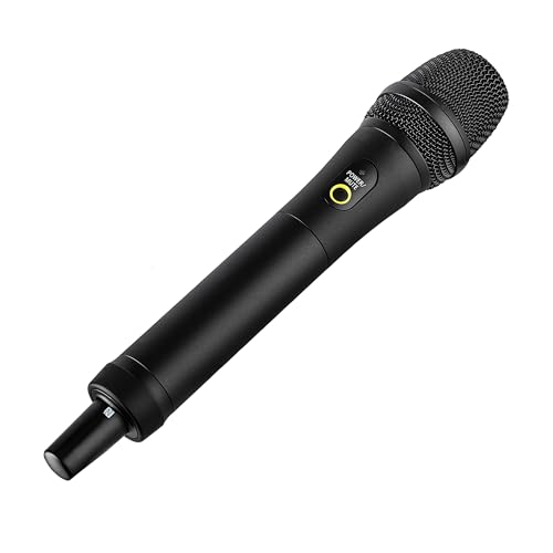 Sony 2X UTX-M40 Wireless Handheld Microphone Transmitter – Cardioid Mic for Live Performance, Interviews & Broadcasting – UC25 (536–608 MHz) | Cleaning Cloth | 2X Mic Stand | Bag | More (Renewed)