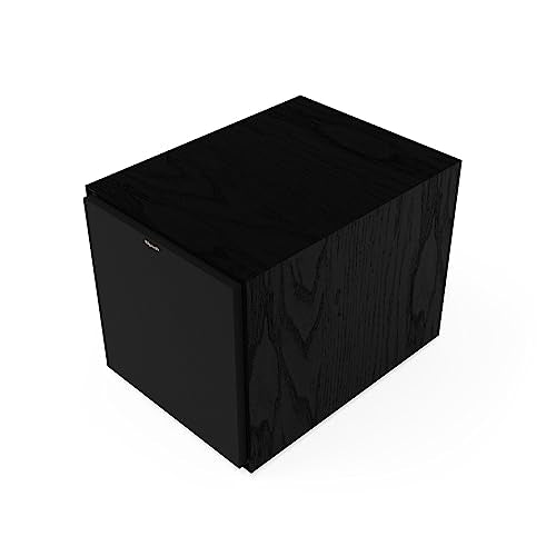 Klipsch Reference R-101SW 10” Front-Firing Subwoofer with All-new Spun-Copper 10” woofers and an All-Digital Amplifier for Premium Home Theater Sound in Black | Home theater audio with 10 inch driver, 300W peak power and active amplification - size: 10” W