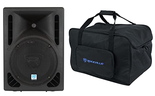 Rockville RPG10BT V2 10" Bluetooth Powered DJ PA Speaker with TB10 v2 Bag