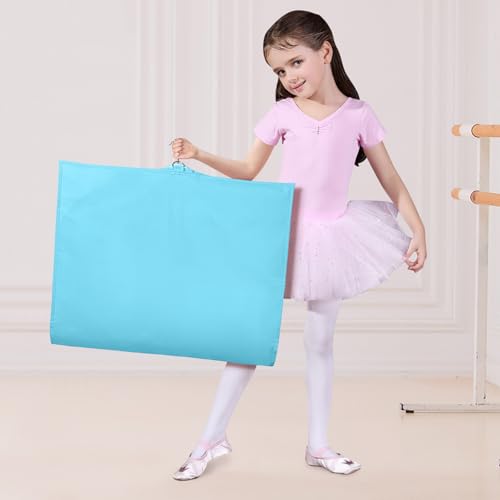 Univivi 40 Inch Dance Costume Garment Bags for Dancers, Blue, 4 Pack - color: Blue, size: 4 Pack
