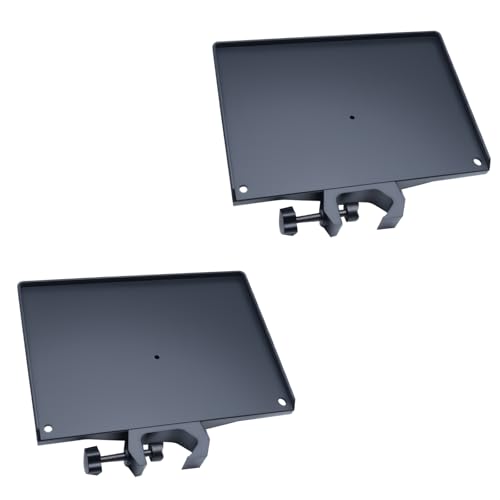2 Pcs Microphone Stand Tray Plastic Mic Stand Shelf (Small)