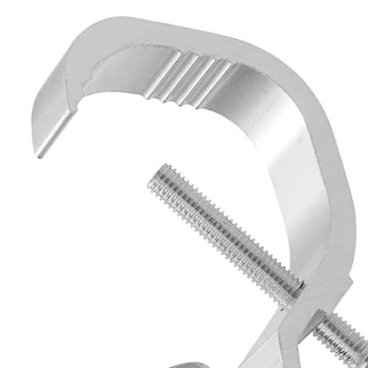 8 Pack Stage Light Clamp Hook, Aluminum Alloy Truss C-Clamp, Heavy Duty Stage Lights Truss Clamp for DJ Lighting Par Lights, Fit for 1.18-2 Inch OD Tube/Pipe, Silver