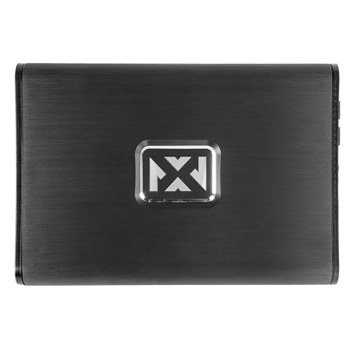 NVX VAD8402 v2 Model 2-Channel Class D Amplifier 1680W Peak, 840W RMS | 2/4-ohm Stable, High/Low Pass X-Over, Bass Boost, for Car/Truck/Marine/UTV/Motorcycle - style: 840W 2-Channel