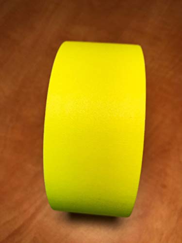Line Marking Tape Bundle - Premium Grade Gaffers Tape, Made in America. Fluorescent Yellow and Red Rolls to Mark Your Floors with Bright Colors. Removes Easily Without Leaving Residue.